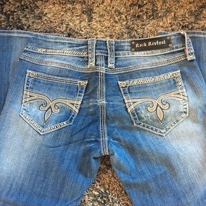 Rock Revival Jeans, Easy Boot, Size 28